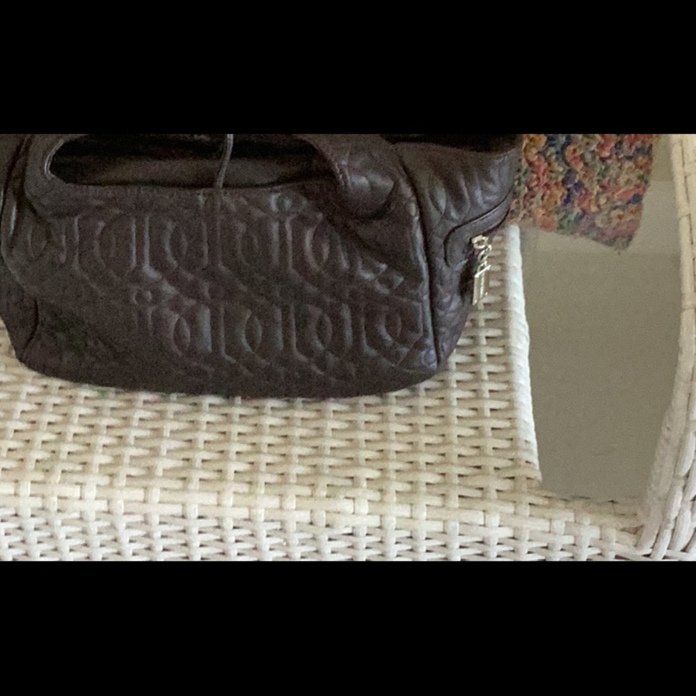 Donald Pilner Brown Quilted Bag